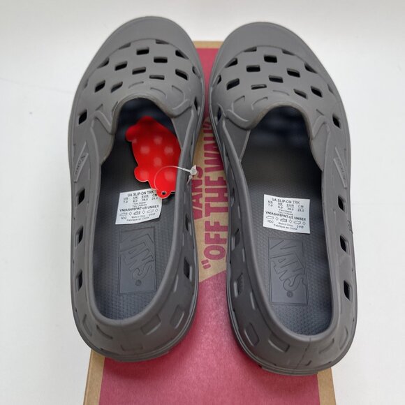 Vans Slip-On Mule TRK Pewter Dark Grey Men 7 / Wom 8.5 US Water Shoe Sandal NEW - Picture 7 of 11